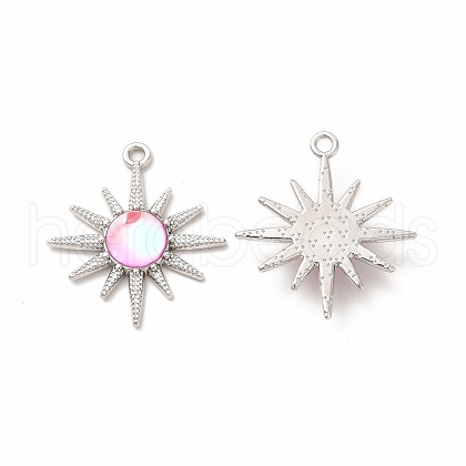 Rack Plating Alloy Pendants FIND-G051-04P-01-1