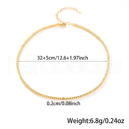 S925 Silver Micro-Inlaid Colorful Zircon Necklace Fashionable and Versatile MO5140-2-1