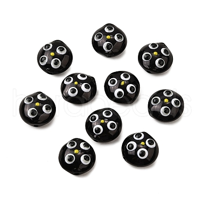Handmade Lampwork Enamel Beads LAMP-S079-01A-1