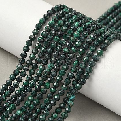 Natural Malachite Beads Strands G-D306-A02-4mm-A-1