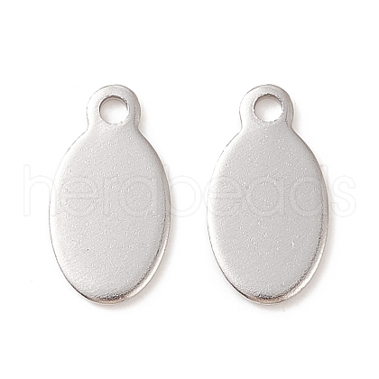 Tarnish Resistant 304 Stainless Steel Stamping Blank Tag Pendants STAS-P134-12-1