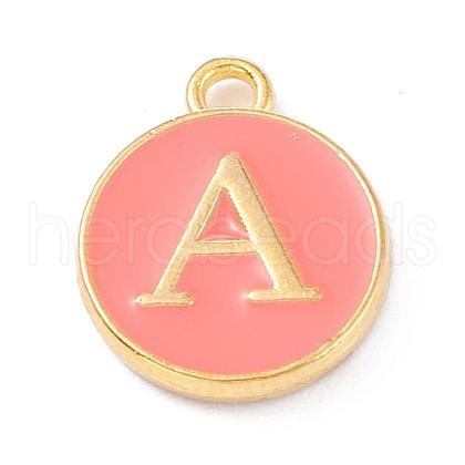 Golden Plated Alloy Enamel Charms ENAM-Q437-11A-1