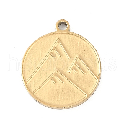 304 Stainless Steel Pendants STAS-I325-129G-1