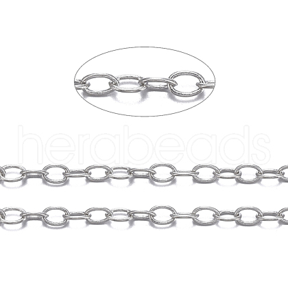 Brass Cable Chains CHC-034Y-P-NF-1