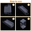 DICOSMETIC Rectangle Transparent Plastic PVC Box Gift Packaging CON-DC0001-12B-6
