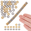HOBBIESAY 60Pcs 2 Colors 304 Stainless Steel Spacer Beads STAS-HY0001-49-1