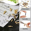 36Pcs 6 Style 304 Stainless Steel Pendants STAS-TA0002-34-14