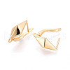 Brass Hoop Earring Findings KK-N267-32G-3