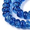Baking Paint Transparent Glass Beads Strands DGLA-N005-12D-3