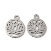 Non-Tarnish 304 Stainless Steel Charms STAS-J042-13P-1