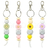 Sunflower Silicone Beaded Pendant Decorations KEYC-YW00063-01-2