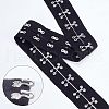 Steel Hook Buckles FIND-WH0082-92B-4