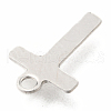 Non-Tarnish 201 Stainless Steel Charms X-STAS-C021-06P-T-3