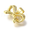 Rack Plating Brass Micro Pave Cubic Zirconia Charms KK-G500-14B-G-2