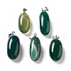 Natural Agate Dyed Pendants G-Q016-03B-1