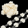 Polyester Lace Ribbon OCOR-WH0078-158A-1