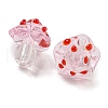 Handmade Bumpy Lampwork Beads LAMP-S067-01F-1