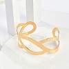 304 Stainless Steel Open Cuff Bangles BJEW-R008-02G-2