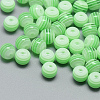 Transparent Stripe Resin Beads RESI-S345-8mm-03-1
