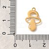 201 Stainless Steel Pendants STAS-R136-22G-3