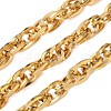 Ion Plating(IP) 304 Stainless Steel Rope Chains CHS-H025-16G-02-1
