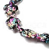 Synthetic Turquoise Dyed Beads Strands G-P507-05H-4