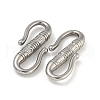 Non-Tarnish 304 Stainless Steel S-Hook Clasps STAS-N103-113P-2