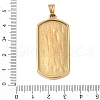 304 Stainless Steel Crystal Rhinestone Pendants STAS-Z097-18G-3