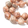 Natural Red Netstone Beads Strands G-U023-A13-01-4