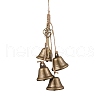 Iron Bell Pendant Decoration HJEW-JM02243-1