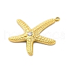 304 Stainless Steel Pendants STAS-V004-07G-01-2