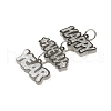 Resin Pendants RESI-Q012-04B-2