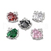 Glass Rhinestone Charms KK-F862-45P-1