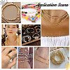   300Pcs 3 Colors 5 Sizes Rack Plating Brass Beads KK-PH0006-41-6