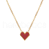 Stainless Steel Heart Pendant Necklaces YH3066-1