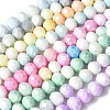 Electroplate Handmade Lampwork Beads Strands LAMP-S068-11A-1