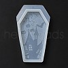 DIY Coffin Shape 3 compartments Storage Box Silicone Molds Kit DIY-E044-01-3