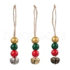 3Pcs Iron Bell Pendant Decorations HJEW-JM02506-1