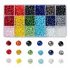 18 Colors Electroplate Glass Beads EGLA-X0006-03B-4mm-1