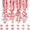  452Pcs 2 Style 2-Hole Opaque Glass Seed Beads SEED-NB0001-76-1