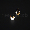 304 Stainless Steel Round Stud Earrings KA7490-2