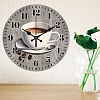 MDF Printed Wall Clock HJEW-WH0058-005-5