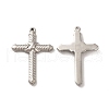 Non-Tarnish 304 Stainless Steel Pendants STAS-Q001-06P-1