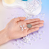 Yilisi 500Pcs Acrylic Horizontal Hole Letter Beads OACR-YS0001-03I-5