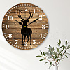 MDF Printed Wall Clock HJEW-WH0058-020-5