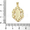 Brass Pendants KK-Q068-38G-3