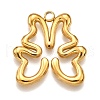 304 Stainless Steel Pendants STAS-M116-37G-2