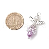 ABS Plastic Imitation Pearl Pendants PALLOY-JF03659-02-2