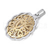304 Stainless Steel Pendants STAS-S162-06GP-2