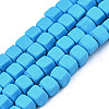 Handmade Polymer Clay Beads Strands CLAY-S092-78D-1